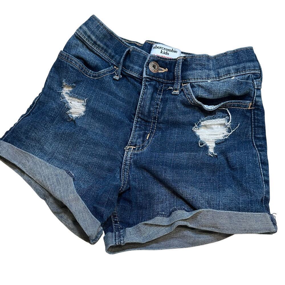 Abercrombie Kids High Rise Mom Shorts sz 9/10